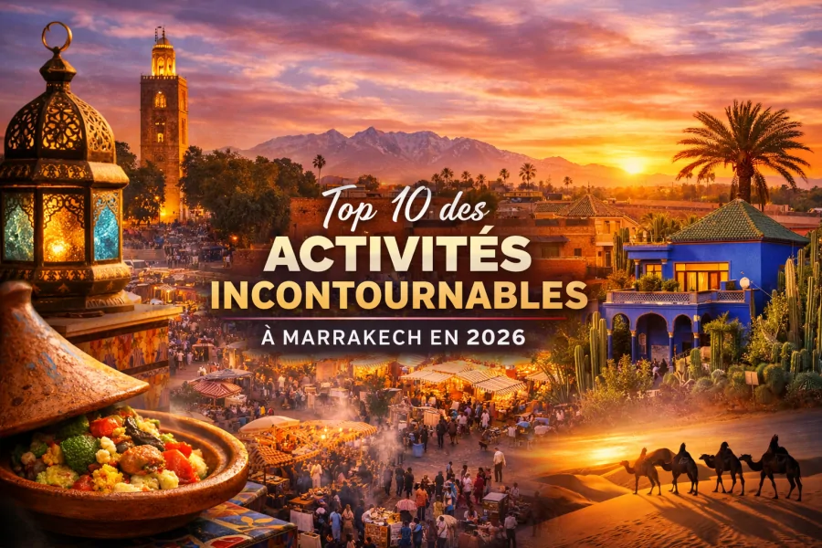 Top 10 des activités incontournables à Marrakech en 2026