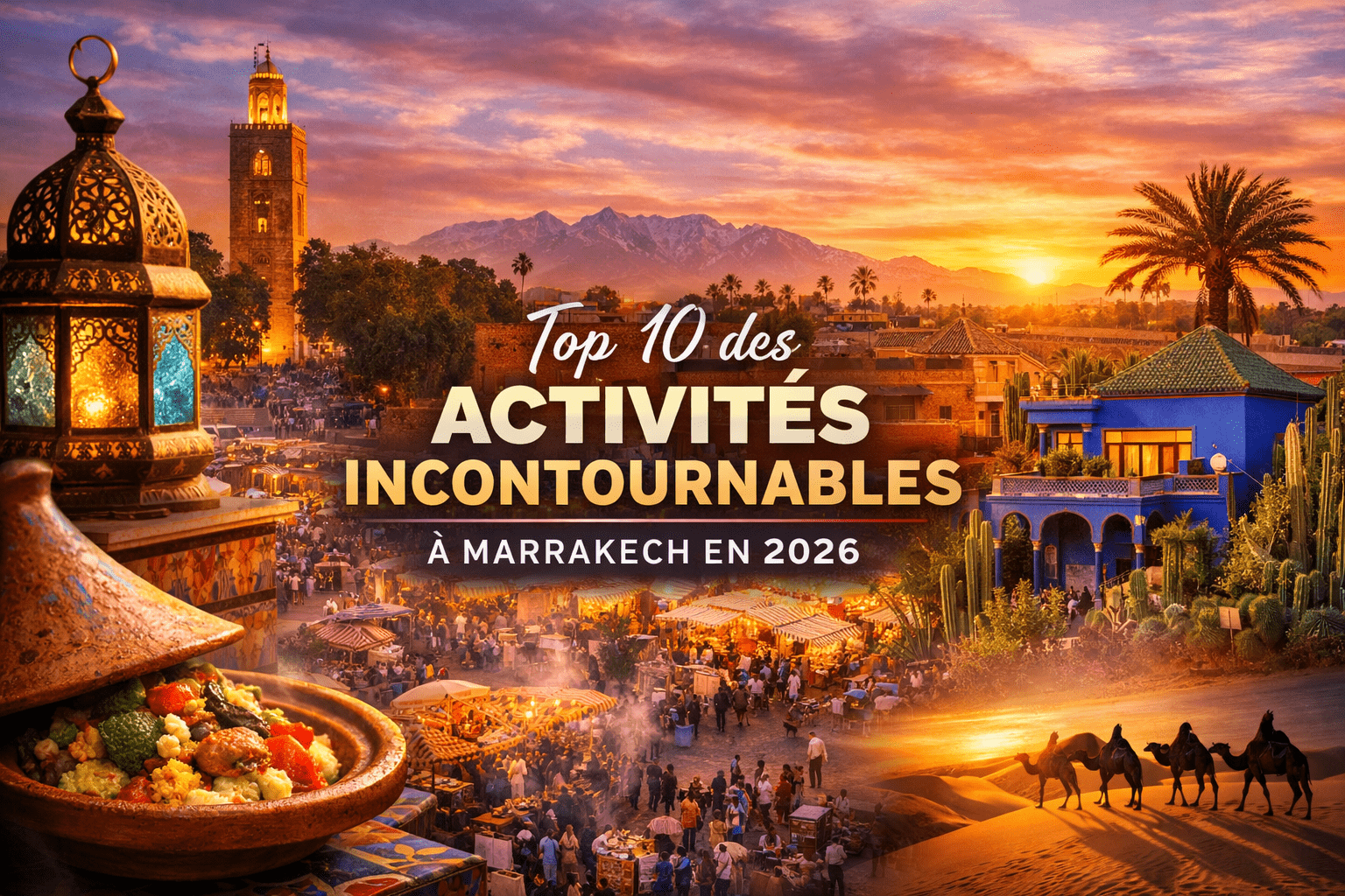 Top 10 des activités incontournables à Marrakech en 2026