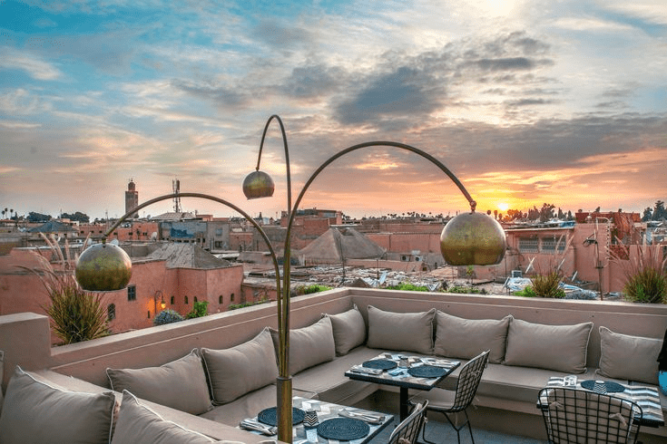 rooftop marrakech soiree