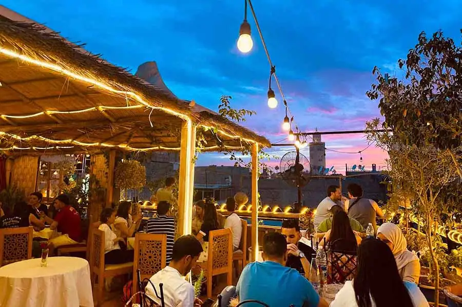 rooftop marrakech soiree